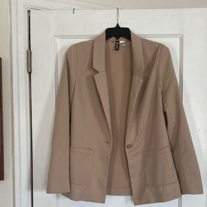 Tan Beige Oversized Blazer